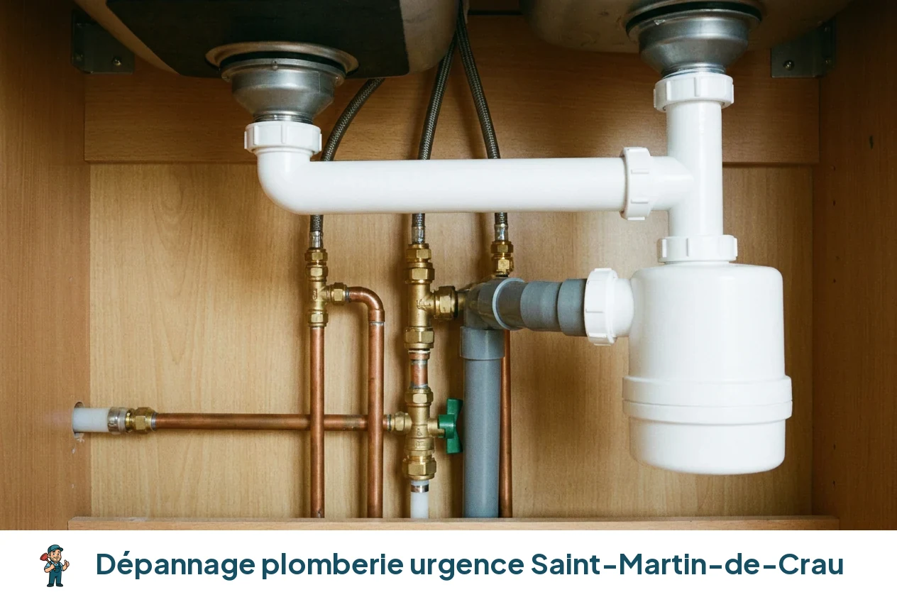 Dépannage plomberie urgence à Saint-Martin-de-Crau