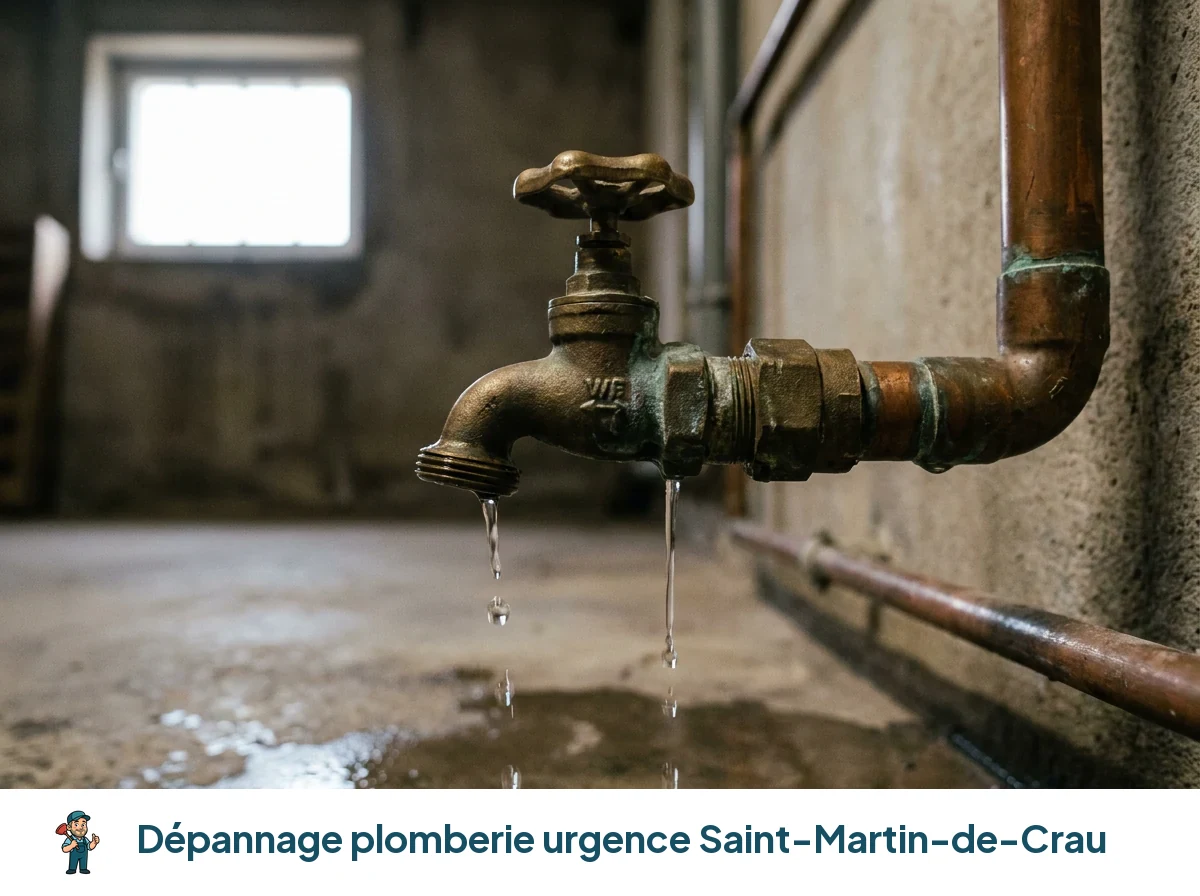 Dépannage plomberie urgence à Saint-Martin-de-Crau