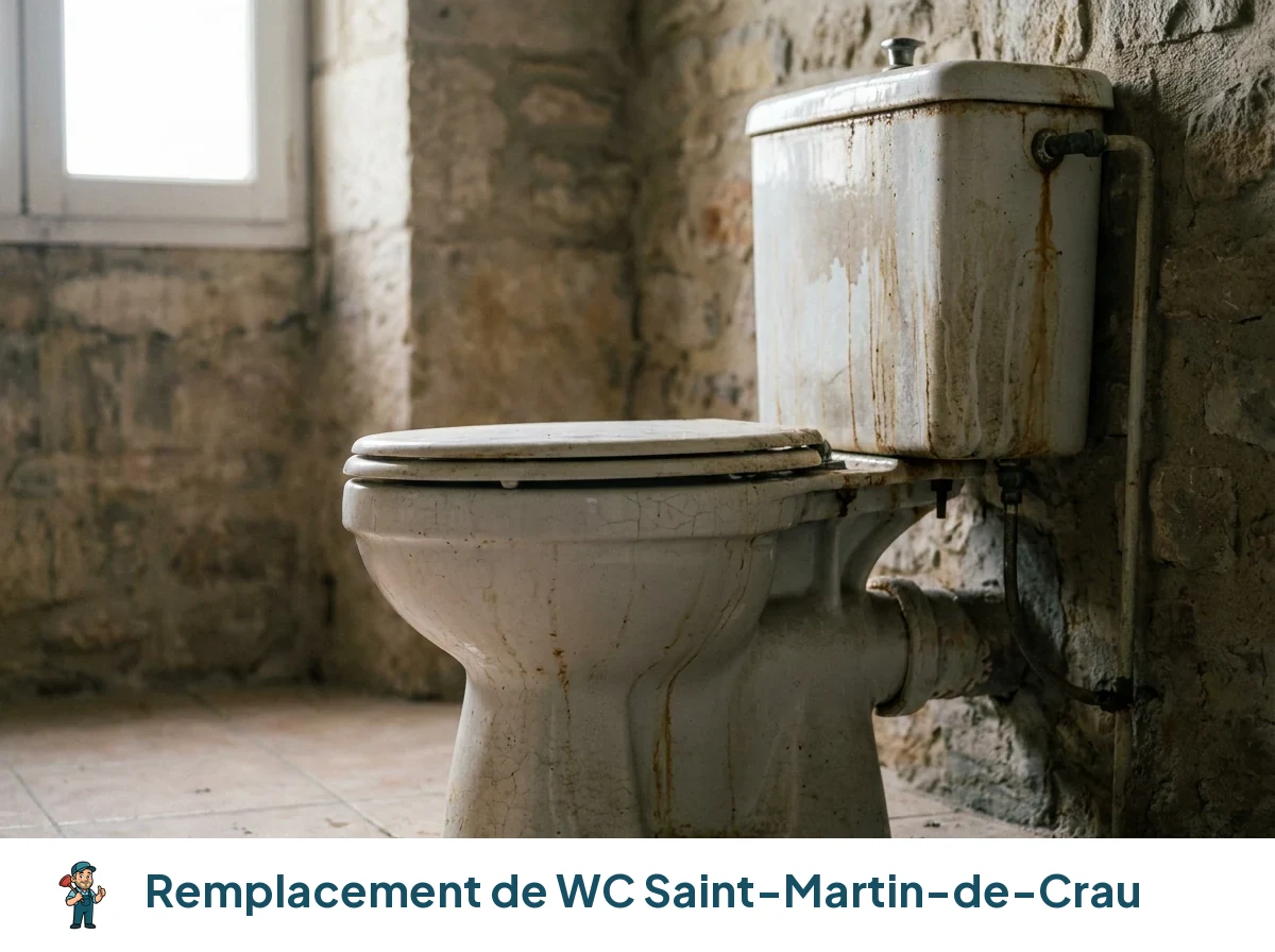 Remplacement de WC à Saint-Martin-de-Crau