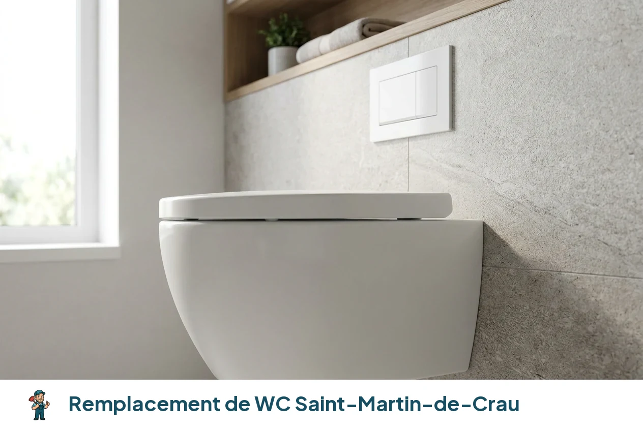 Remplacement de WC à Saint-Martin-de-Crau