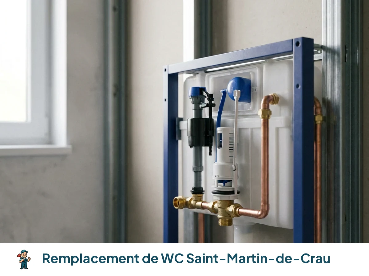Remplacement de WC à Saint-Martin-de-Crau